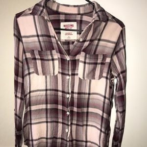 Mossimo (Target) brand plaid button up shirt